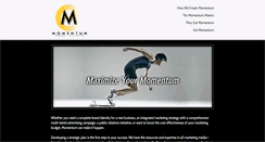 Desktop Screenshot of getmomentumadpr.com