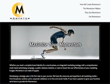Tablet Screenshot of getmomentumadpr.com